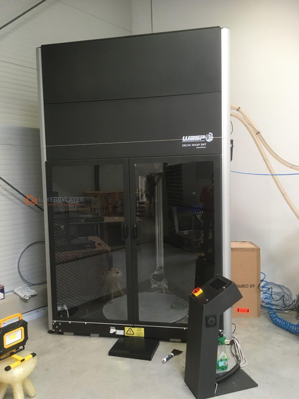 WASP Delta 3MT Industrial 4.0 mit Pellet Extrusion System
